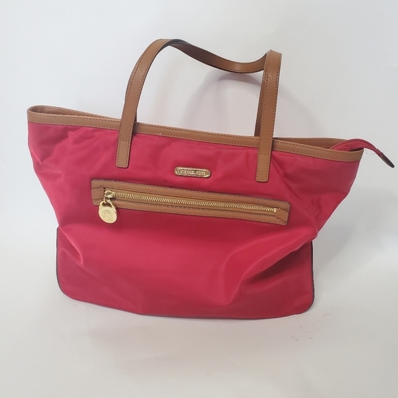 Michael Kors Women's Red Tote Bag - Picture 2 of 13